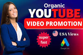 do organic video promotion to get usa views