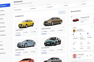 create car dealership multivendor marketplace app for new or used automobiles