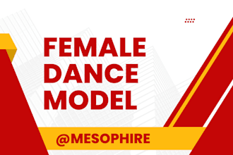 be your professional femaie fashion model