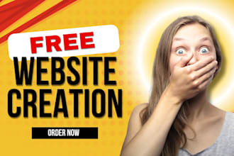 develop free website for your business with ai automation