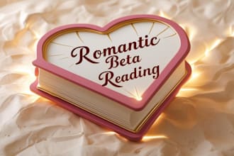 do a developmental edit, beta reading for romance, erotica, dark romance novels