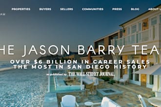 design real estate website, luxury real estate website, idx mls integration