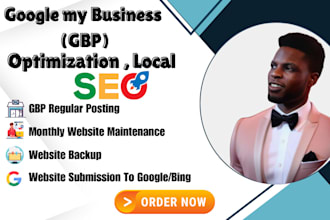 optimize your website for local SEO and google my business profile, citations