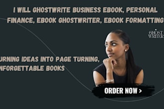 ghostwrite business ebook personal finance ebook ghostwriter ebook formatting