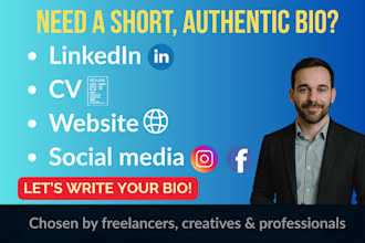 craft a short, authentic bio for any platform