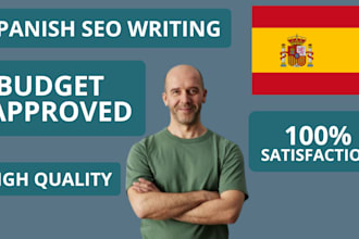 write SEO spanish content for blogs, websites and articles