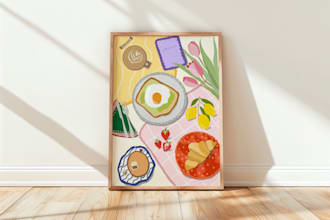 design high res digital wall art