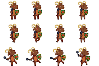 do 2d sprite sheet animation, sprite sheet character, pixel art, game asset