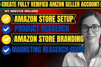 create fully verified amazon seller account amazon store setup product research