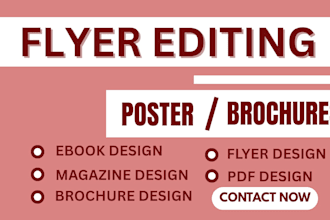 do a stunning church, event flyer design or postcard design