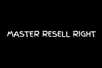 promote master resell right course with email marketing campaign, sales funnel
