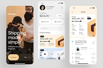 develop logistic app, food delivery app, courier, shipping, on demand app, gojek