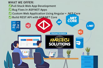 build full stack asp dot net core web app