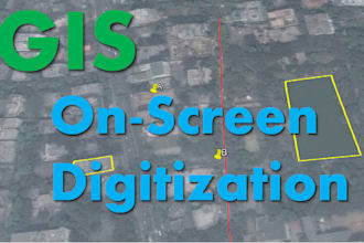 do onscreen digitization from satellite images