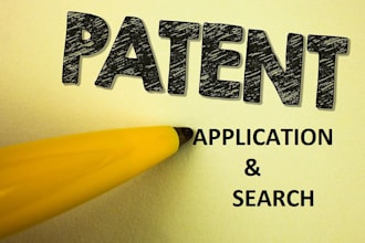patent application filing for your invention in UK US europe and patent search