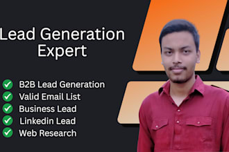 do b2b lead generation, email address by using linkedin
