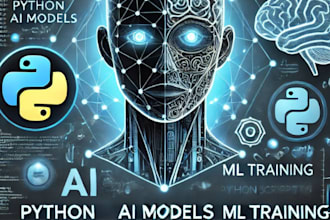 do python ai model development, custom python scripting, ml model training