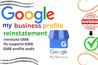 fix suspended gmb profile, reinstate google my business suspension