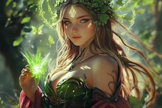 draw any fantasy character that you want