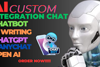 build integration chatgpt, chatbot, manychat, open ai, for your business