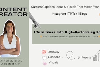 create engaging content for your instagram, tiktok or blog