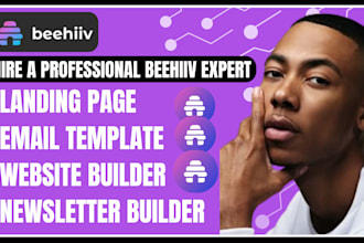 do beehiiv setup beehiiv newsletter design beehive landing page beehive website