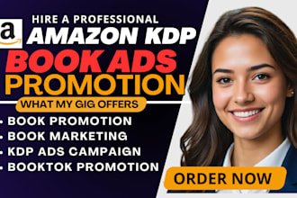 do amazon kdp ads book promotion booktok video campaign ebook marketing