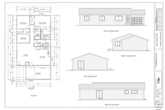 create full architectural blueprints for your city permit
