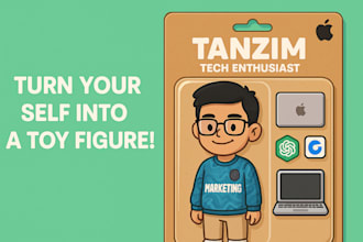 design custom toy action figure art of you or a friend