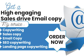 write persuasive engaging sales copy sales email copy copywriting sales letter