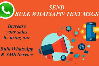 provide worldwide bulk SMS marketing and whatsapp marketing for your business