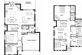 be your draftsman architect for building plans, 2d floor plan blueprint autocad