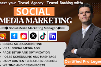 travel agency travel booking social media manager content creator