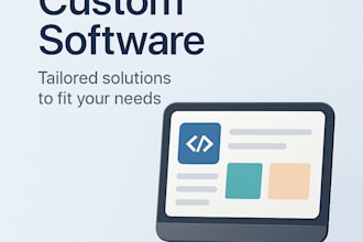 do a custom software for your company