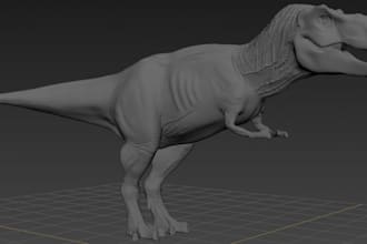 create 3d animal model, character model, action figure model