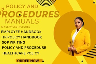 write policy and procedure manual, employee handbook, prepare you for survey