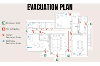 do fire safety plan sprinkler systems evacuation route fire hydrant and alarm