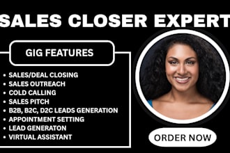 be your sales closing expert sales agent sales deal online salesperson b2b sales