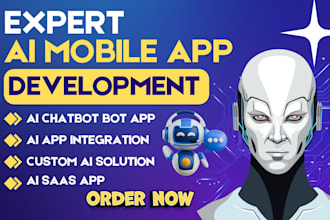 develop ai chatbot, ai website, ai mobile app, ai saas app