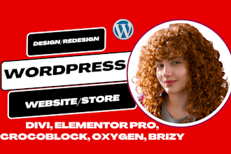 redesign brizy oxygen crocoblock elementor pro divi wordpress website bookly pro
