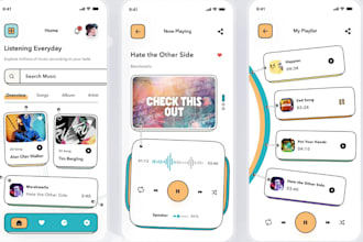 build a music streaming app, lyrics app, music app, live streaming app,