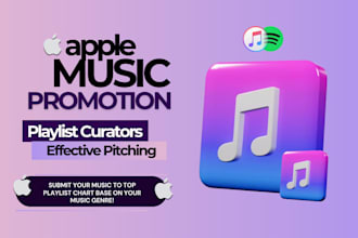 do apple music promotion to 900 apple playlist curators