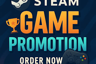 promote your steam game and raise your game wishlist and visibility