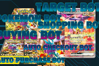 develop pokemon bot auto purchase bot checkout bot monitor bot target bot newegg