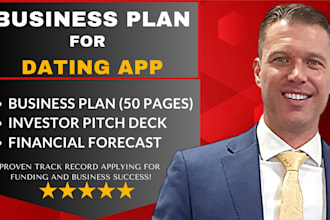 write your business plan for dating app