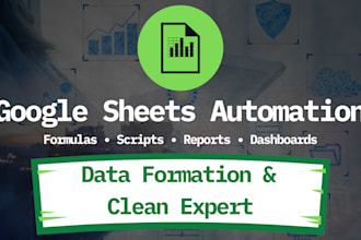 automate tasks and reports using google sheets formulas and scripts