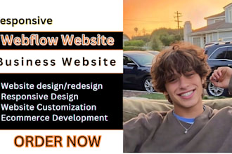 develop webflow finance or technology website b2b webflow