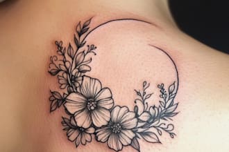 draw unique custom tattoo any tattoo design, tattoo artist