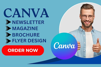 create professional canva designs, newsletters, gmb reinstatement appeals