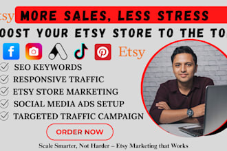 do etsy promotion via etsy SEO to boost etsy sales and etsy traffic